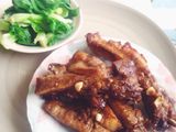 Sườn cọng nướng sữa mật ong