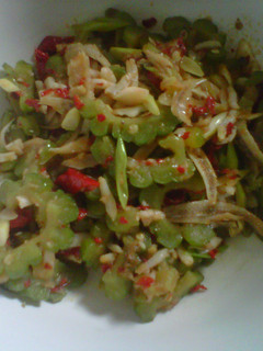 Foto resep Pare Tumis Teri Pedas