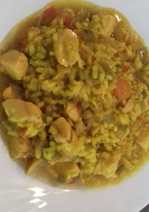 Una foto de Arroz con pollo de Solera