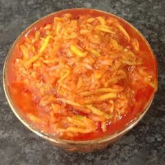 A picture of Raw mango chutney.