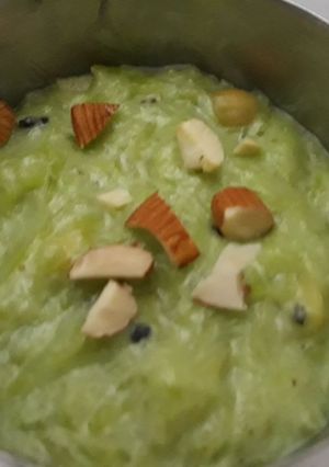 A picture of Lauki ka kheer.
