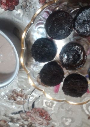 عکسی از دستور 😋😋مینی کیک خوشمزه خودم پز😋😋