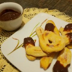 A picture of Home baked churros.