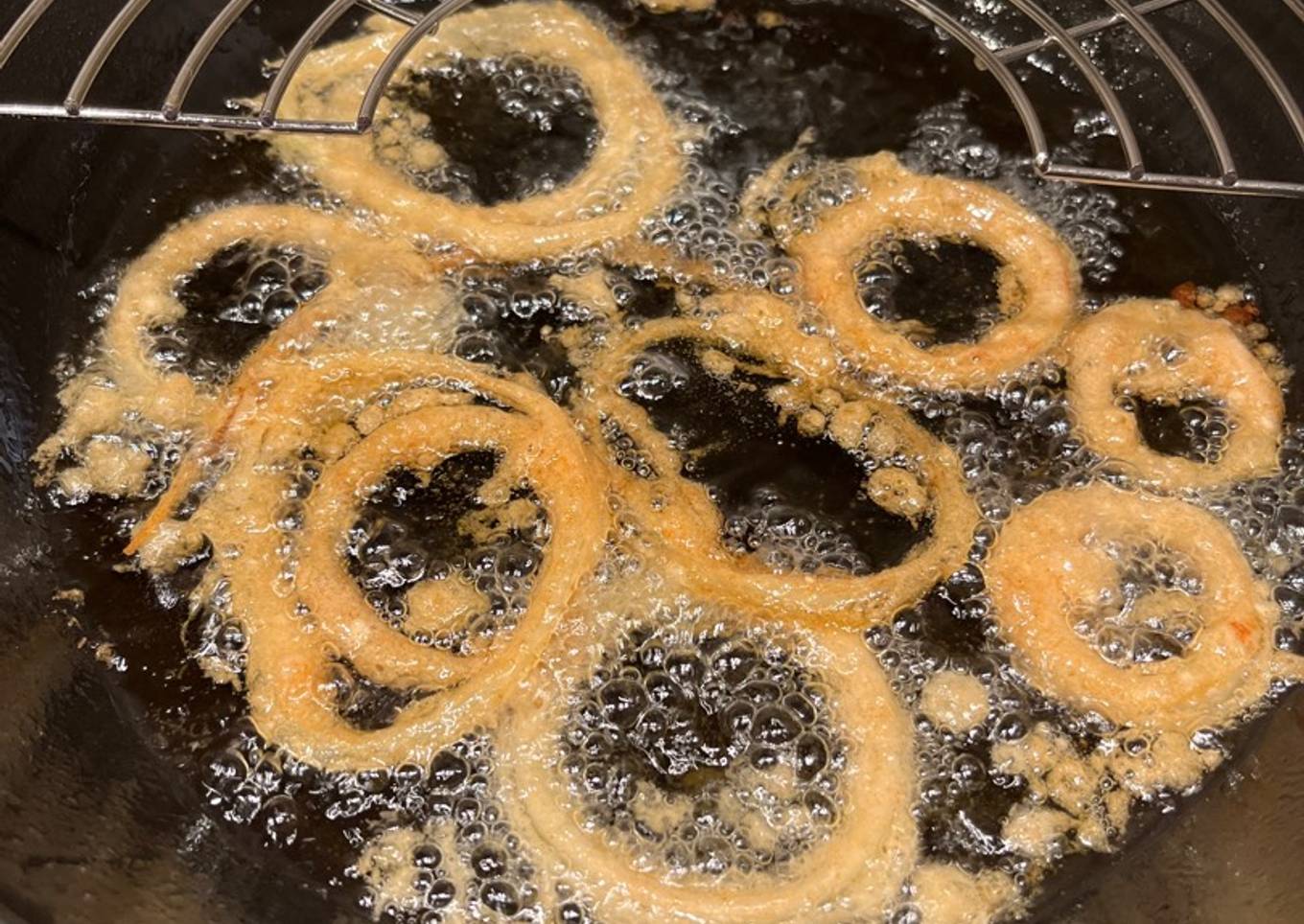 String onion rings