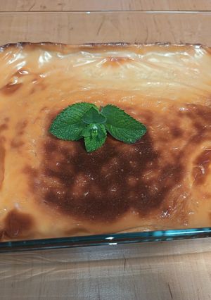 Sütlac - török sült tejberizs recept fotója