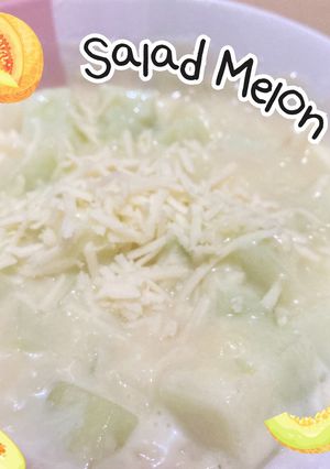 Foto resep Salad Melon Ekonomis tanpa Yoghurt