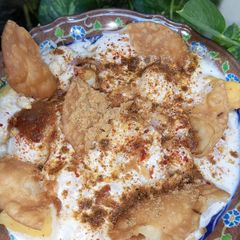 Boondi chaat A picture of Boondi chaat.