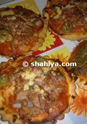 صورة لوصفة طريقة عمل بيتزا بالتونة
