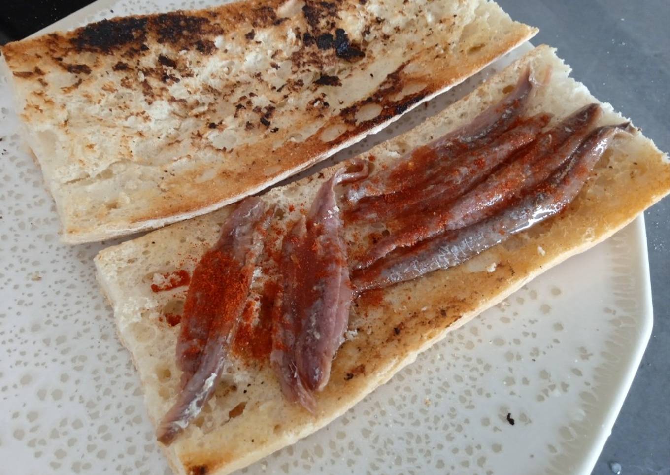 Torraeta de anchoas