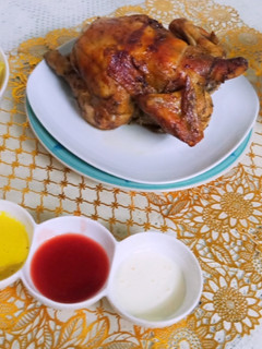 Una foto de Pollo a la Brasa Casero