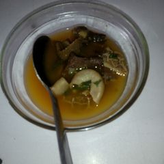 A picture of Assorted meat peppersoup.