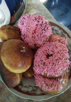 Foto resep Donat labu/pumpkin donuts