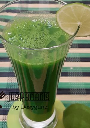 Foto resep Jus Pamanis (Pakcoy Madu Jaruk Nipis)