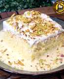 No Oil No Butter Rasmalai Flavoured Tres Leches Cake
