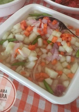 Foto resep Acar mentah timun wortel
