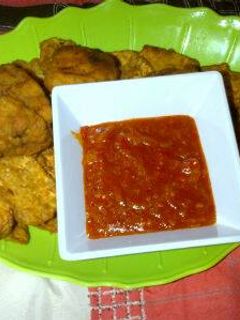 Foto resep Ayam + tempe krenyes saos PEDAS ASAM MANIS