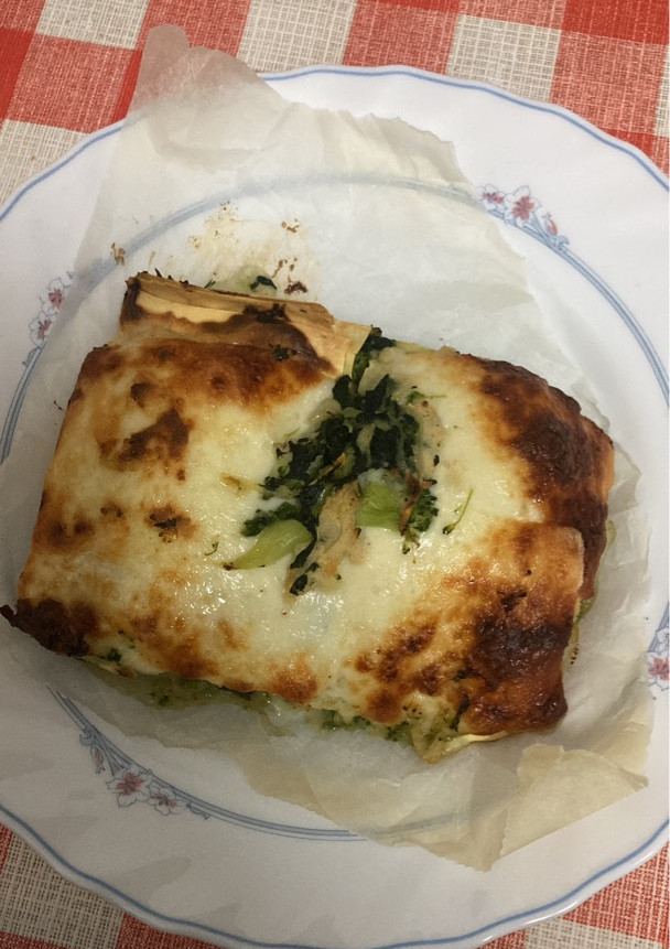 Una foto de Lasaña de verduras