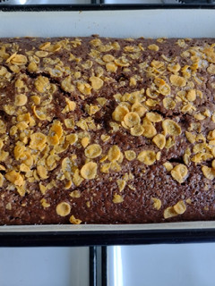 Una foto de Torta mágica (sin huevos, sin leche, sin manteca)