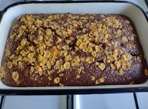 Una foto de Torta mágica (sin huevos, sin leche, sin manteca)