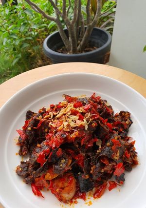 Foto resep Paru Cabe Merah