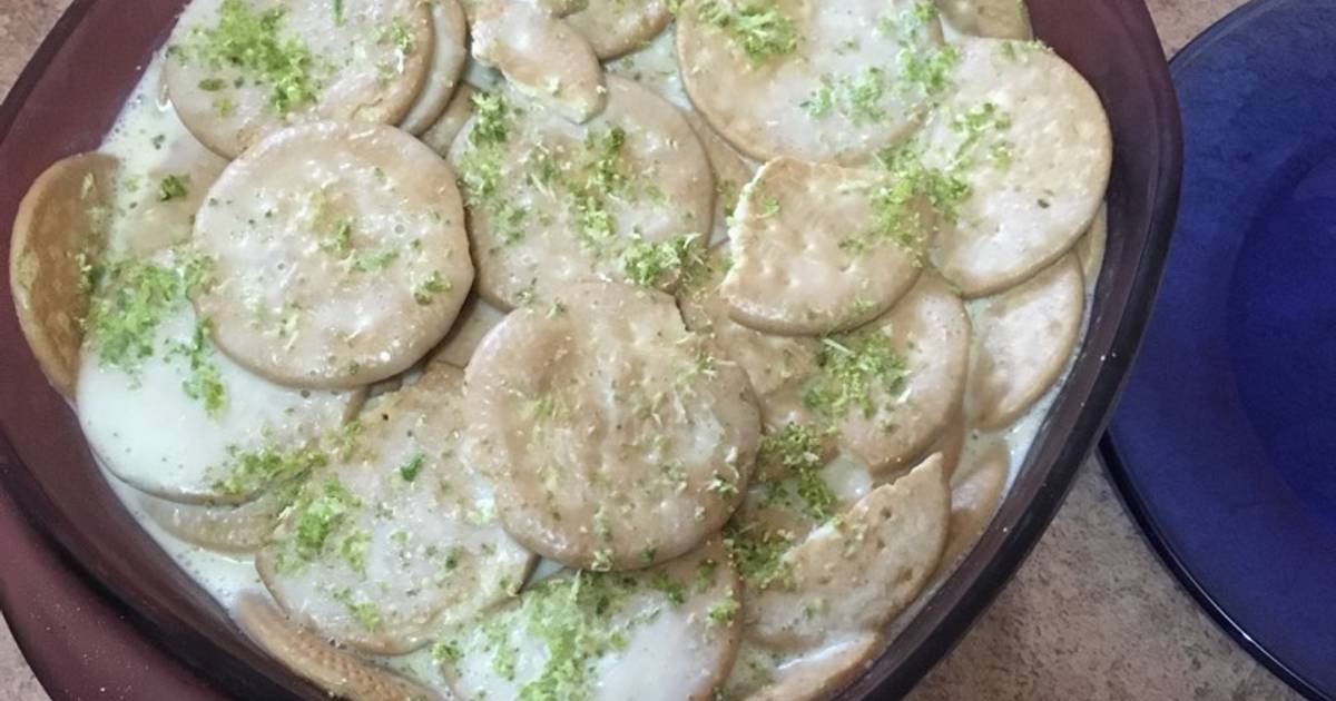 Pie de limon con queso crema 110 recetas caseras Cookpad