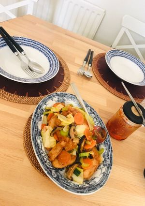 Foto resep Tumis Ayam dan Sayuran