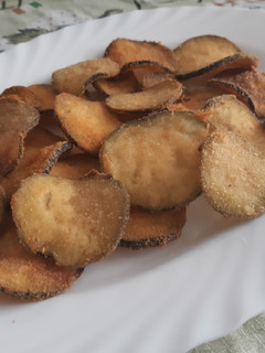 Una foto de Berenjenas empanadas