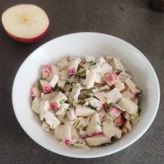 Apple and cabbage salad A picture of Apple and cabbage salad.