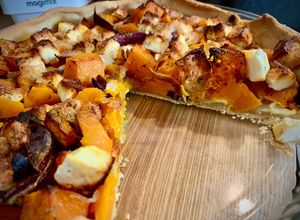 Une photo de Tarte à la citrouille et à la feta