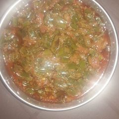 Green onion sabji A picture of Green onion sabji.