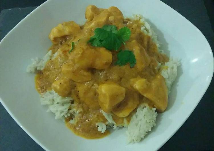Satay Curry and coconut rice