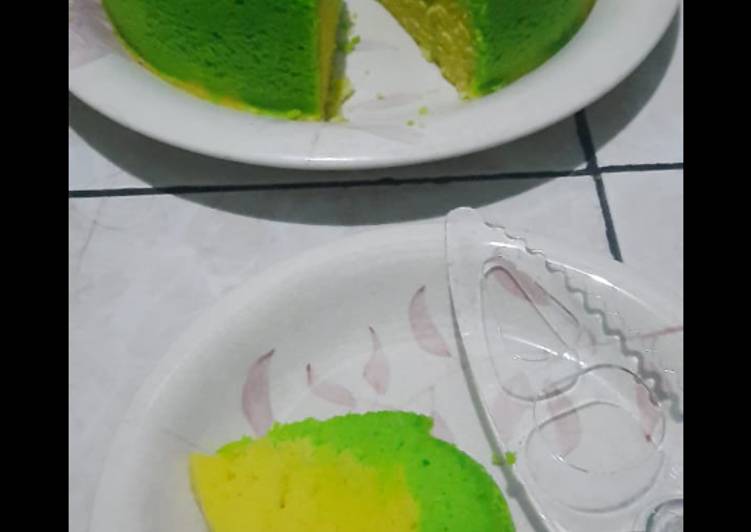 Bolu kukus pandan anti gagal