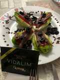 Cogollos de Tudela con anchoas y pimientos del piquillo con Vidalim