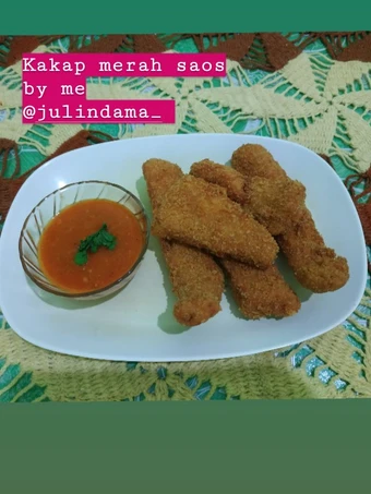 Langkah Mudah untuk Menyiapkan Resep Ikan Kakap Merah Crispy Saos yang Uenak Anti Ribet, Lezat