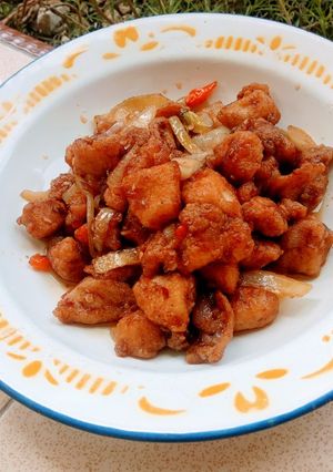 Foto resep Ayam saos pedas