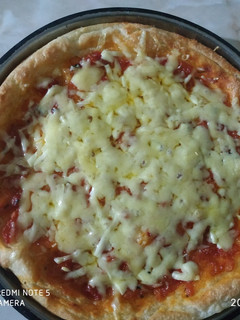 Una foto de Pizza sin gluten