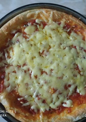 Una foto de Pizza sin gluten