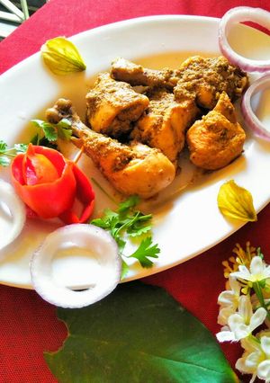 A picture of Green Chicken.