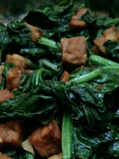 Foto resep Tumis Sawi Tempe Kecap Pedas