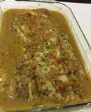 Curvina al curry con leche de coco