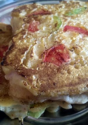 A picture of Suji Bread pizza.