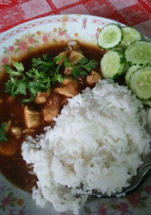 รูปของ ข้าวราดหน้าไก่สูตรบีบี