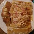 Canelones rellenos de pollo y verduras
