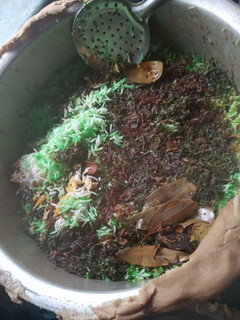 A picture of Chicken Dum Biryani.