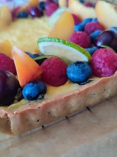 Lime pite glutén-és cukormentesen recept fotója