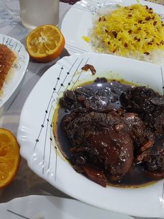 عکسی از دستور مرغ ترش