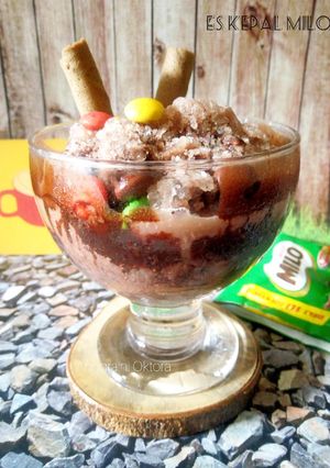 Foto resep Es Kepal Milo #Recook_Ratih