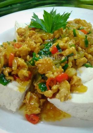 Foto resep Tahu Kukus Siram Ayam Cincang