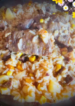 Una foto de Guiso de Arroz 🍛 😋🍽