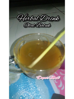 Foto resep Herbal Dring Obat Batuk
